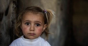 Syrian girl, not quite 3 years old.